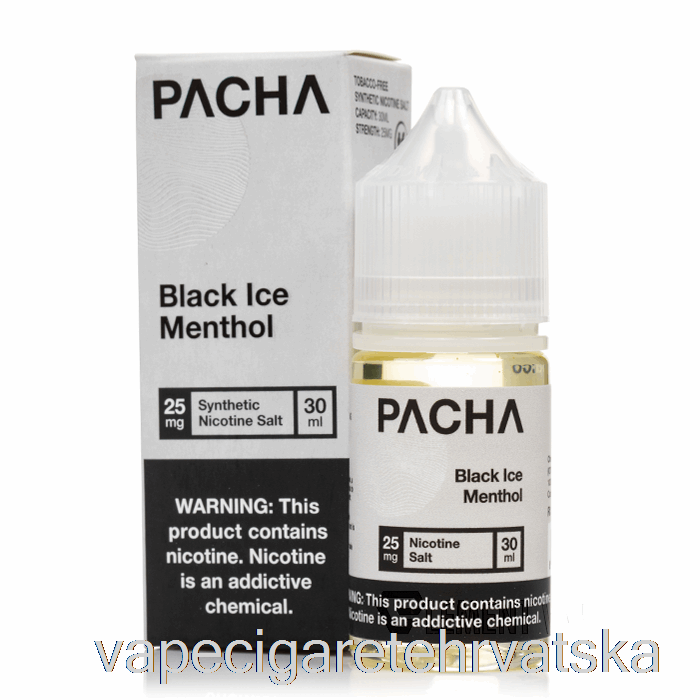 Vape Hrvatska Black Ice Mentol - Pacha Soli - 30ml 25mg